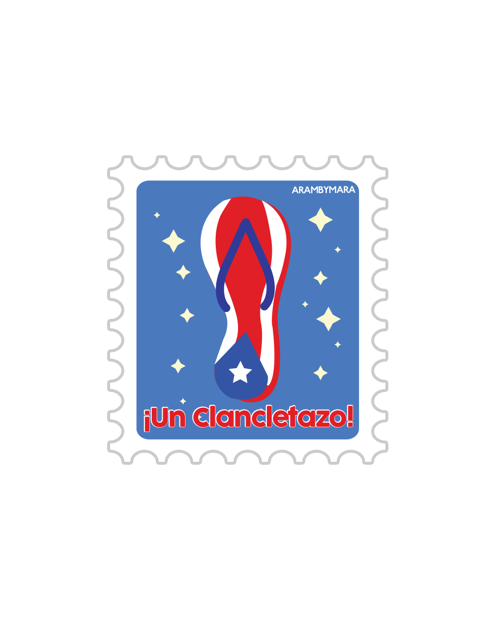 Chancletazo Sticker