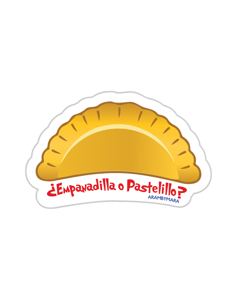Empanadilla o Pastelillo? Sticker