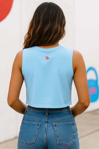 La Isla Nos Llama Tank Top Crop
